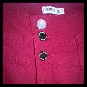 YMI Hyperstretch Jeans Red Junior Plus 18